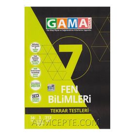 Gama Yayınları 7 Fen Bilimleri Tekrar Testleri