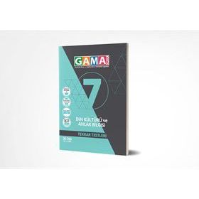 Gama Yayınları 7. Sınıf Din Kültürü Tekrar Testleri