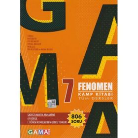 Gama Yayınları 7. Sınıf Fenomen Tüm Dersler Kamp Kitabı