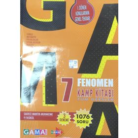 Gama Yayınları 7. Sınıf Fenomen Tüm Dersler Kamp Kitabı