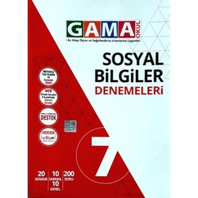 Gama Yayınları 7.Sınıf Nar Sosyal Bilgiler Denemeleri