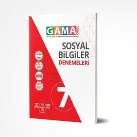 Gama Yayınları 7. Sınıf Sosyal Bilgiler Denemeleri