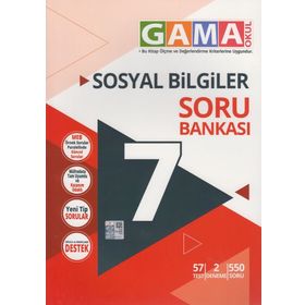 Gama Yayınları 7. Sınıf Sosyal Bilgiler Denemeleri