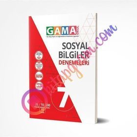 Gama Yayınları 7. Sınıf Sosyal Bilgiler Denemeleri