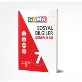 Gama Yayınları 7. Sınıf Sosyal Bilgiler Denemeleri
