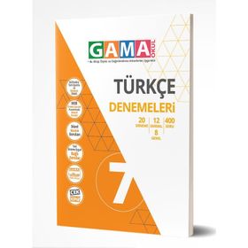 Gama Yayınları 7. Sınıf Türkçe Denemeleri