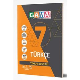 Gama Yayınları 7. Sınıf Türkçe Tekrar Testleri