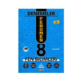 Gama Yayınları 8. Sınıf Fen Bilimleri Fenomen 12 Genel Deneme