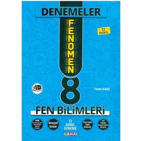 Gama Yayınları 8. Sınıf Fen Bilimleri Fenomen 12 Genel Deneme