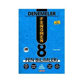 Gama Yayınları 8. Sınıf Fen Bilimleri Fenomen 12 Genel Deneme