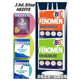 Gama Yayınları - 8. Sınıf Fenomen Sayısal Set Fen Bilimleri B + Matematik B
