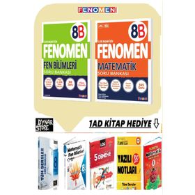 Gama Yayınları - 8. Sınıf Fenomen Sayısal Set Fen Bilimleri B + Matematik B