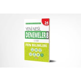 Gama Yayınları 8. Sınıf LGS Fen Bilimleri Yeni Nesil 20 Deneme