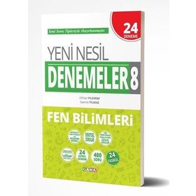 Gama Yayınları 8. Sınıf LGS Fen Bilimleri Yeni Nesil 20 Deneme