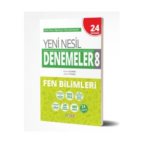 Gama Yayınları 8. Sınıf LGS Fen Bilimleri Yeni Nesil 20 Deneme