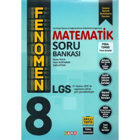 Gama Yayınları 8.Sınıf LGS Fenomen Matematik Soru Bankası