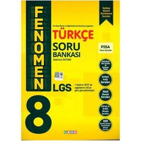 Gama Yayınları 8.Sınıf LGS Fenomen Türkçe Soru Bankası