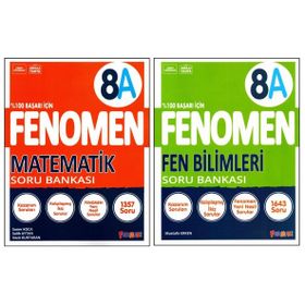 Gama Yayınları 8. Sınıf LGS Matematik Fen Bilimleri Fenomen A + B Soru Seti Yeni 2022