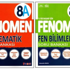 Gama Yayınları 8. Sınıf LGS Matematik Fen Bilimleri Fenomen A + B Soru Seti Yeni 2022