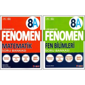 Gama Yayınları 8. Sınıf LGS Matematik Fen Bilimleri Fenomen A + B Soru Seti Yeni 2022