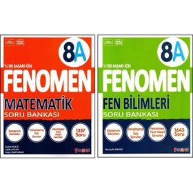 Gama Yayınları 8. Sınıf LGS Matematik Fen Bilimleri Fenomen A + B Soru Seti Yeni 2022