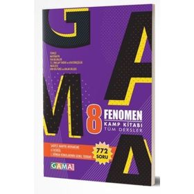Gama Yayınları 8. Sınıf Tüm Dersler Fenomen Kamp Kitabı