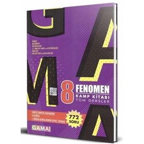 Gama Yayınları 8. Sınıf Tüm Dersler Fenomen Kamp Kitabı