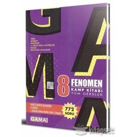 Gama Yayınları 8. Sınıf Tüm Dersler Fenomen Kamp Kitabı