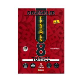 Gama Yayınları 8. Sınıf Türkçe Fenomen 12 Genel Deneme