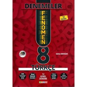 Gama Yayınları 8. Sınıf Türkçe Fenomen 12 Genel Deneme