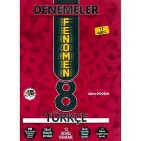 Gama Yayınları 8. Sınıf Türkçe Fenomen 12 Genel Deneme