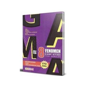 Gama Yayınları Fenomen 8.Sınıf 1.Dönem Kamp Tüm Dersler Soru Bankası