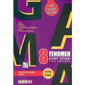 Gama Yayınları Fenomen 8.Sınıf 1.Dönem Kamp Tüm Dersler Soru Bankası