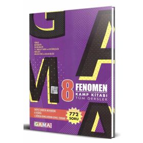 Gama Yayınları Fenomen 8.Sınıf 1.Dönem Kamp Tüm Dersler Soru Bankası
