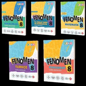 Gama Yayınları Fenomen 8.Sınıf 1.Dönem Kamp Tüm Dersler Soru Bankası