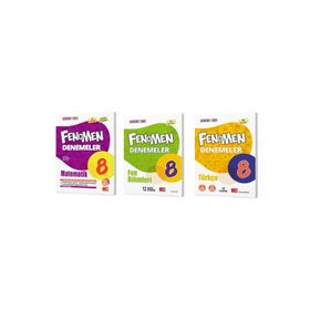 Gama Yayınları - Fenomen 8. Sınıf LGS Matematik+Türkçe+Fen Bilimleri Deneme Seti 3 Kitap