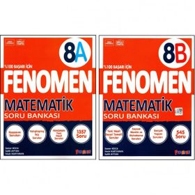 Gama Yayınları - Fenomen 8. Sınıf Matematik A ve B Soru Bankası Seti