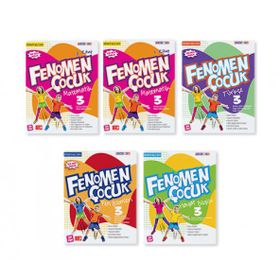 Gama Yayınları - Fenomen Çocuk 3. Sınıf Set Matematik 2 Kitap+Türkçe+Fen+Hayat Bilgisi 5 Kitap