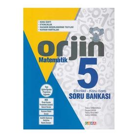 Gama Yayınları Orjin 5.Sınıf Matematik Etkinlikli Konu Özetli Soru Bankası