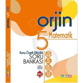 Gama Yayınları Orjin 5.Sınıf Matematik Etkinlikli Konu Özetli Soru Bankası