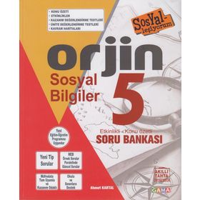 Gama Yayınları Orjin 5.Sınıf Sosyal Bilgiler Etkinlikli Konu Özetli Soru Bankası