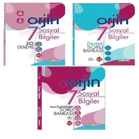 Gama Yayınları Orjin 7.Sınıf Sosyal Bilgiler Konu Özetli Soru Bankası