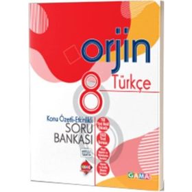 Gama Yayınları Orjin 8.sınıf Türkçe Etkinlikli Konu Özetli Soru Bankası