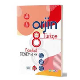 Gama Yayınları Orjin 8 Türkçe Fasikül Denemeler