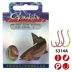 Gamakatsu LS 5314A Serisi 3'lü 6 Olta İğnesi