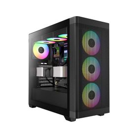 Gamdias Athena M3 FSP 1600W Tempered Glass Type-C Mesh Ön Panel ARGB ATX Professional Gaming Kasa