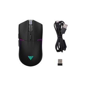 Gamdias Hades M3 RGB Aydınlatma Kablosuz Bluetooth ve Kablolu Bağlantı 7 Tuşlu Şarj Edilebilir Type-C 10.000 DPI Siyah Gaming Mouse