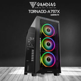 Gamdias TORNADO-A797X Ryzen 7 9700X 32 GB DDR5 RAM 1 TB NVMe SSD 8 GB GDDR6 RTX4060 Ekran Kartı 1600 W Free Dos Gaming Kasa
