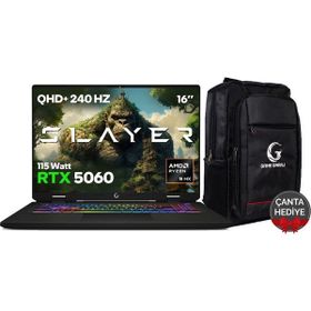 Game Garaj Slayer R9M-5060 C7 Ryzen 9 8940HX 16GB RAM 1TB SSD RTX 5060 FreeDOS 16 inç Oyun Bilgisayarı
