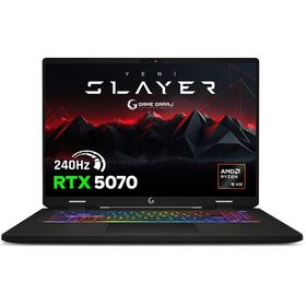 Game Garaj Slayer R9M3D XL-5070 C2 Ryzen 9 9955HX3D 32GB RAM 1TB SSD RTX 5070 FreeDOS 17 inç Oyun Bilgisayarı